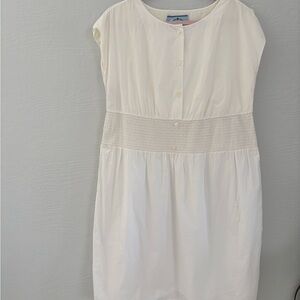 Prada Cream Button-Up Top